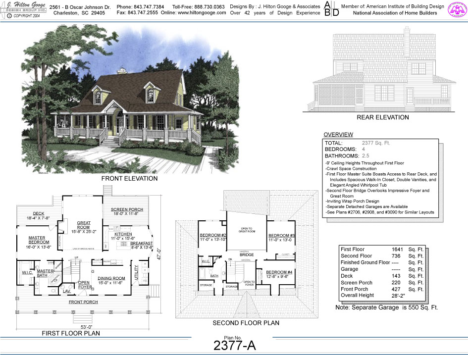 J. Hilton Googe Design Group, Inc. : Stock Plan #2377-A